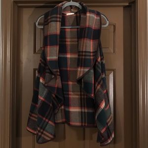 Altar’d State Plaid Outerwear Vest